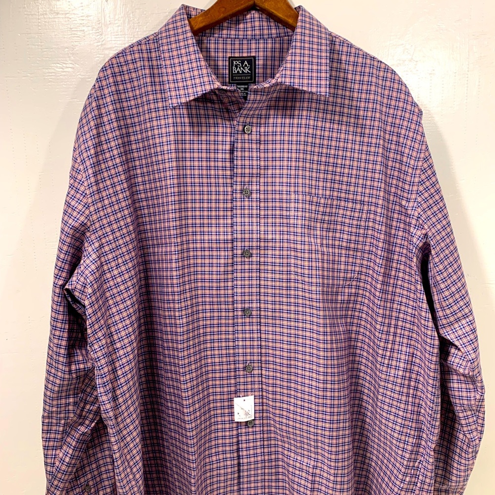 Jos. A. Bank Traveler shirt XXL. Tailored Fit NWT!